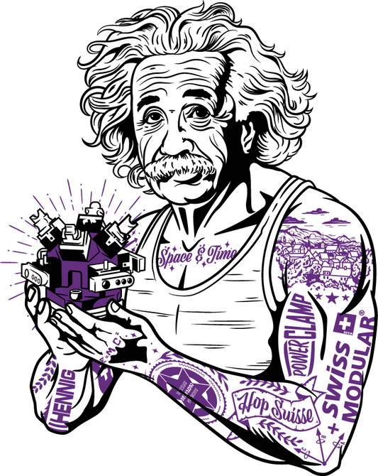 Einstein - Genius Workholding Sticker