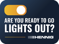 Ready to go lights out? Sticker