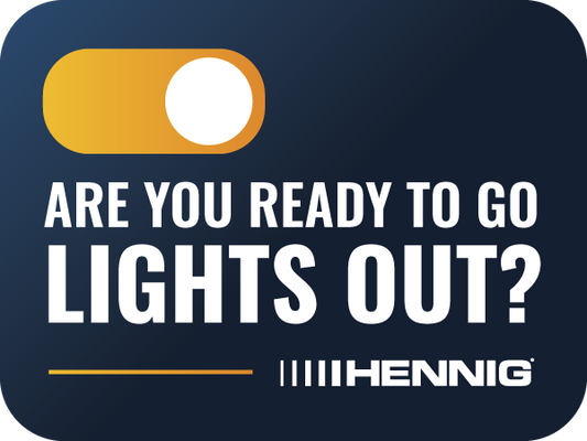 Ready to go lights out? Sticker